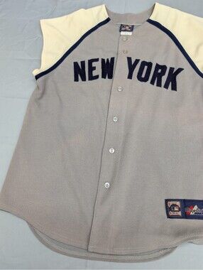 Lou Gehrig New York Yankees Majestic Vintage Jersey Large
